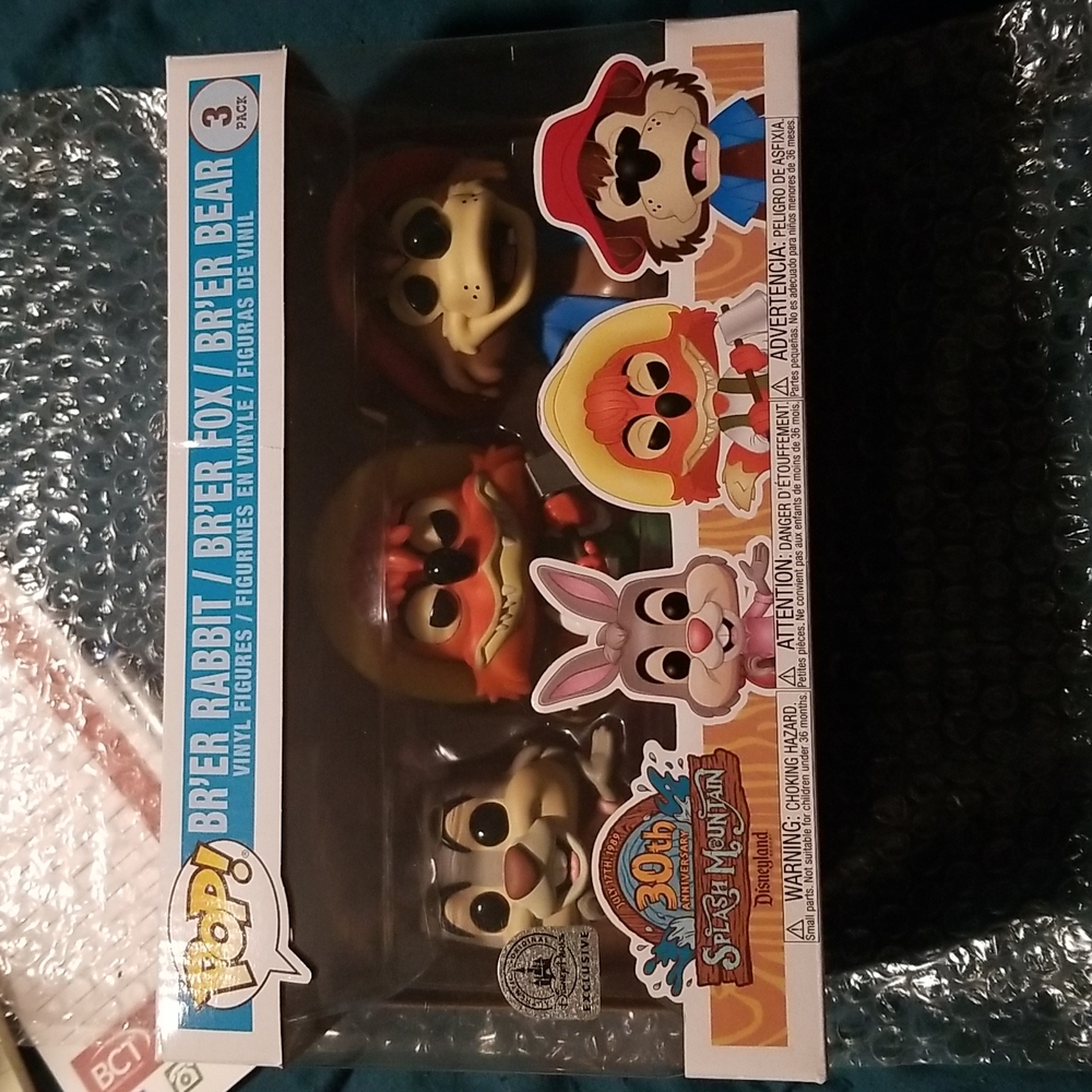 Splash Mountain 30th Anniversary Funko Pops